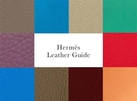 hermes colors and leathers|Hermes leather color chart.